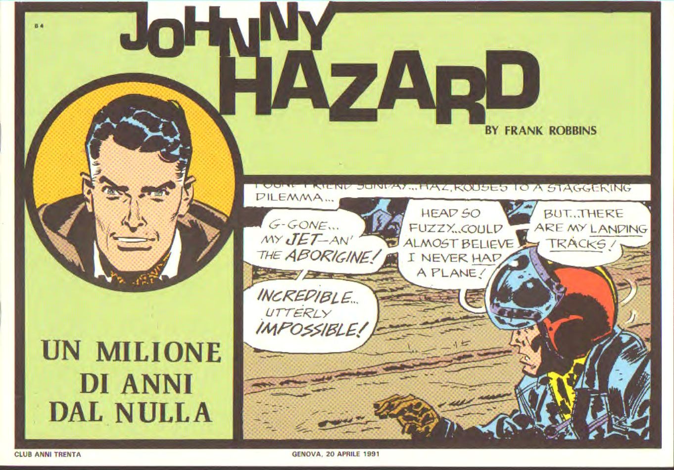 Johnny Hazard II serie colori tavole domenicali cronologica n.84