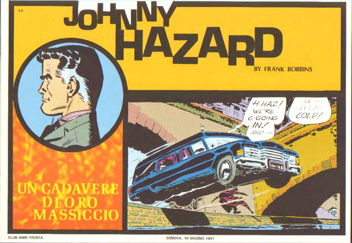 Johnny Hazard II serie colori tavole domenicali cronologica n.89