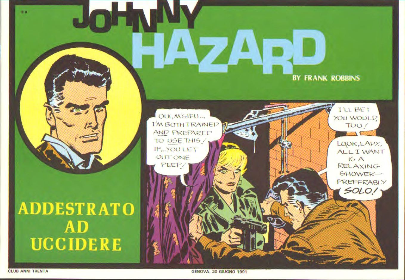 Johnny Hazard II serie colori tavole domenicali cronologica n.90