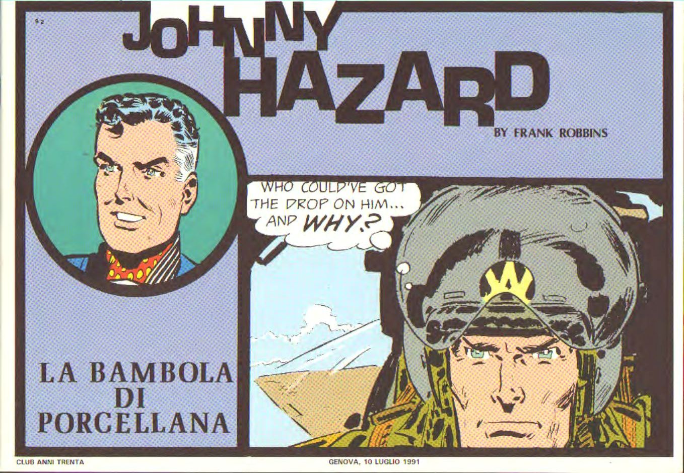 Johnny Hazard II serie colori tavole domenicali cronologica n.92