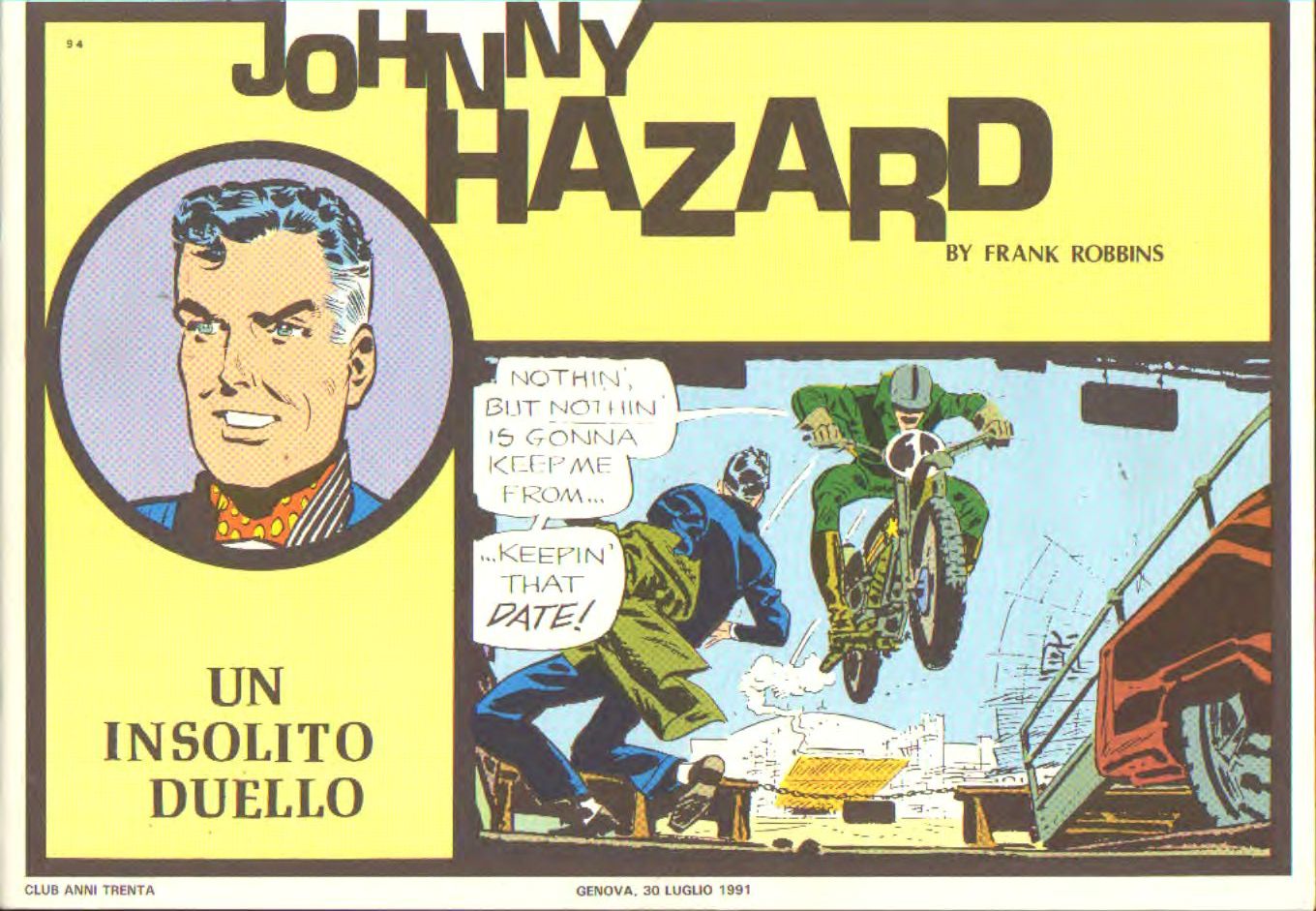 Johnny Hazard II serie colori tavole domenicali cronologica n.94