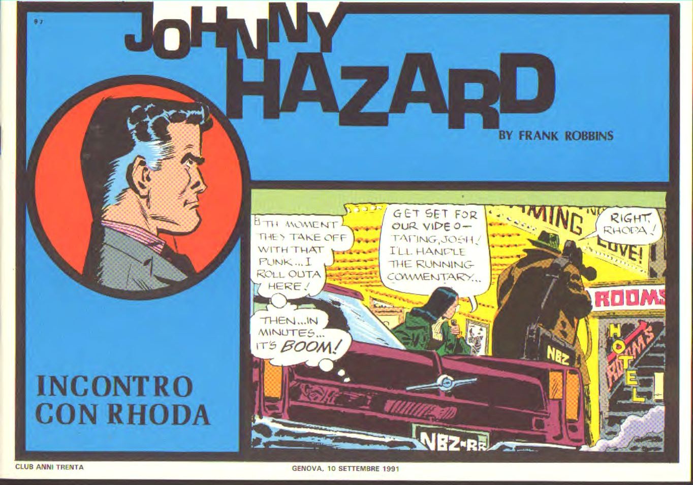 Johnny Hazard II serie colori tavole domenicali cronologica n.97