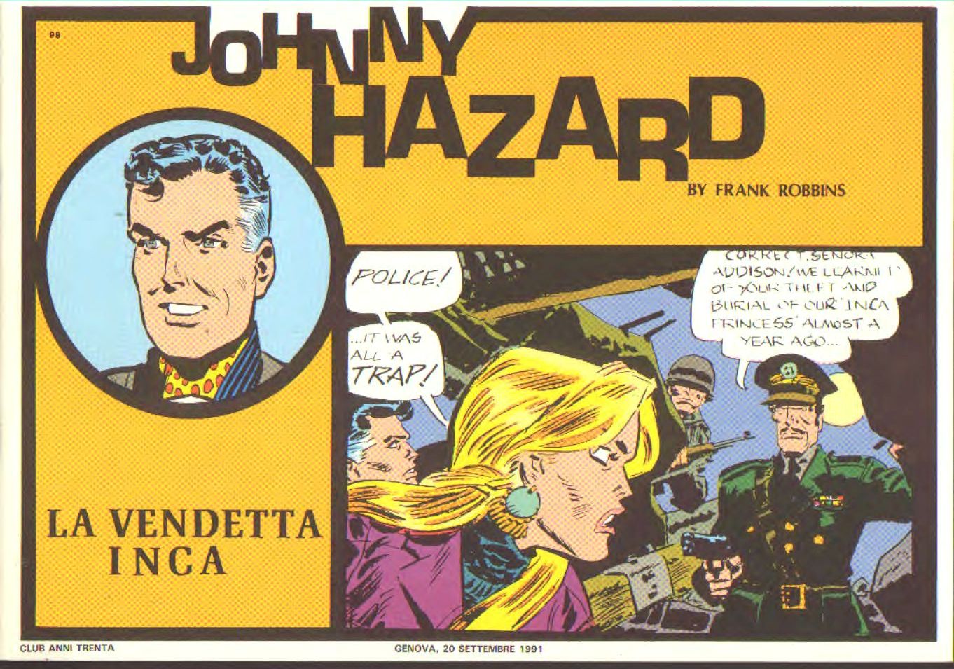 Johnny Hazard II serie colori tavole domenicali cronologica n.98