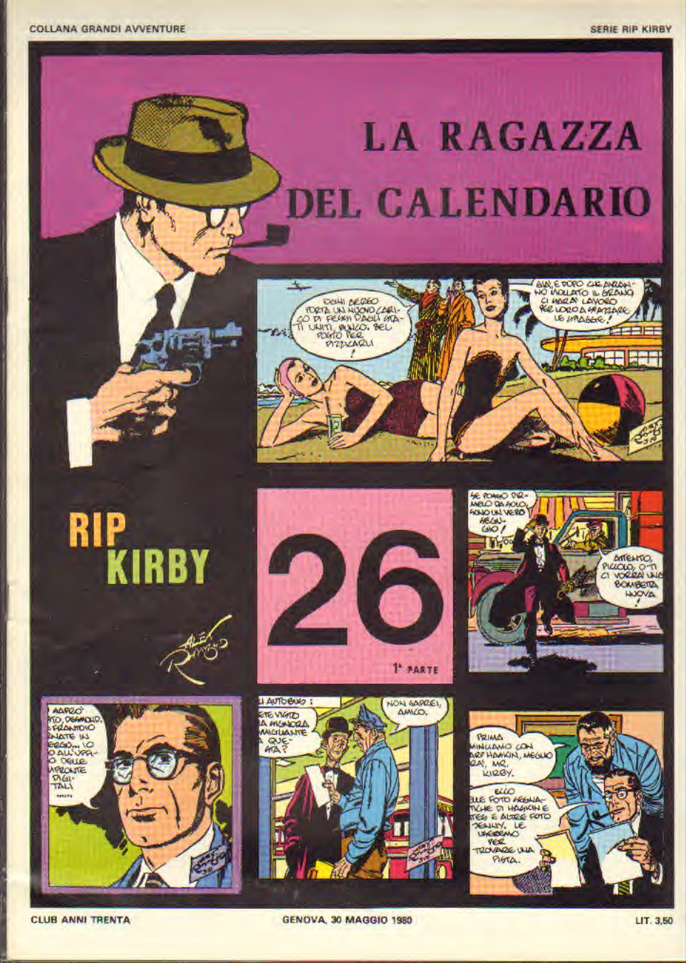 Rip Kirby - La ragazza del calendario