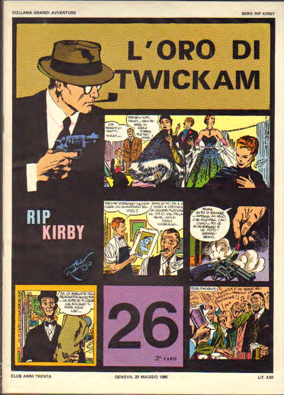 Rip Kirby - L'Oro di Twickam