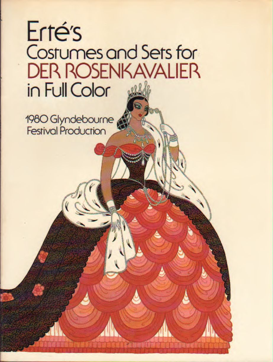 Ert's  Costumes and Sets for Der Rosenkavalier in full color