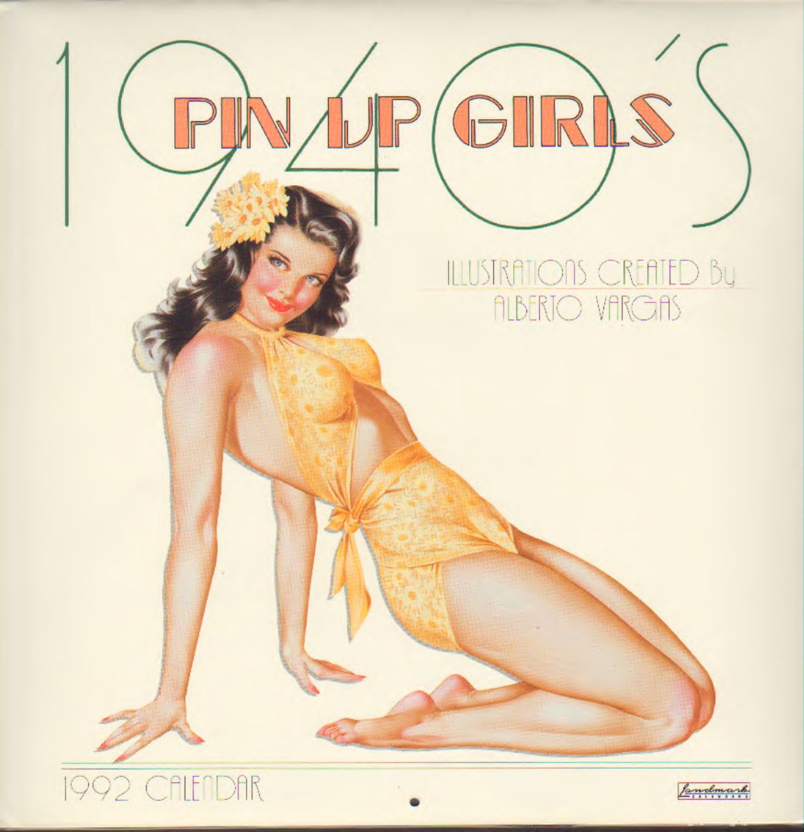 Vargas - 1940's Pin Up Girls Calendar 1992