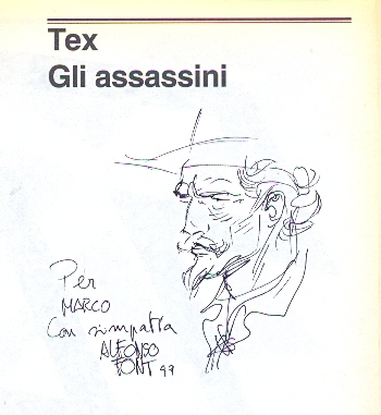 Texone n. 12 - Firmato da Alfonso Font + Disegno