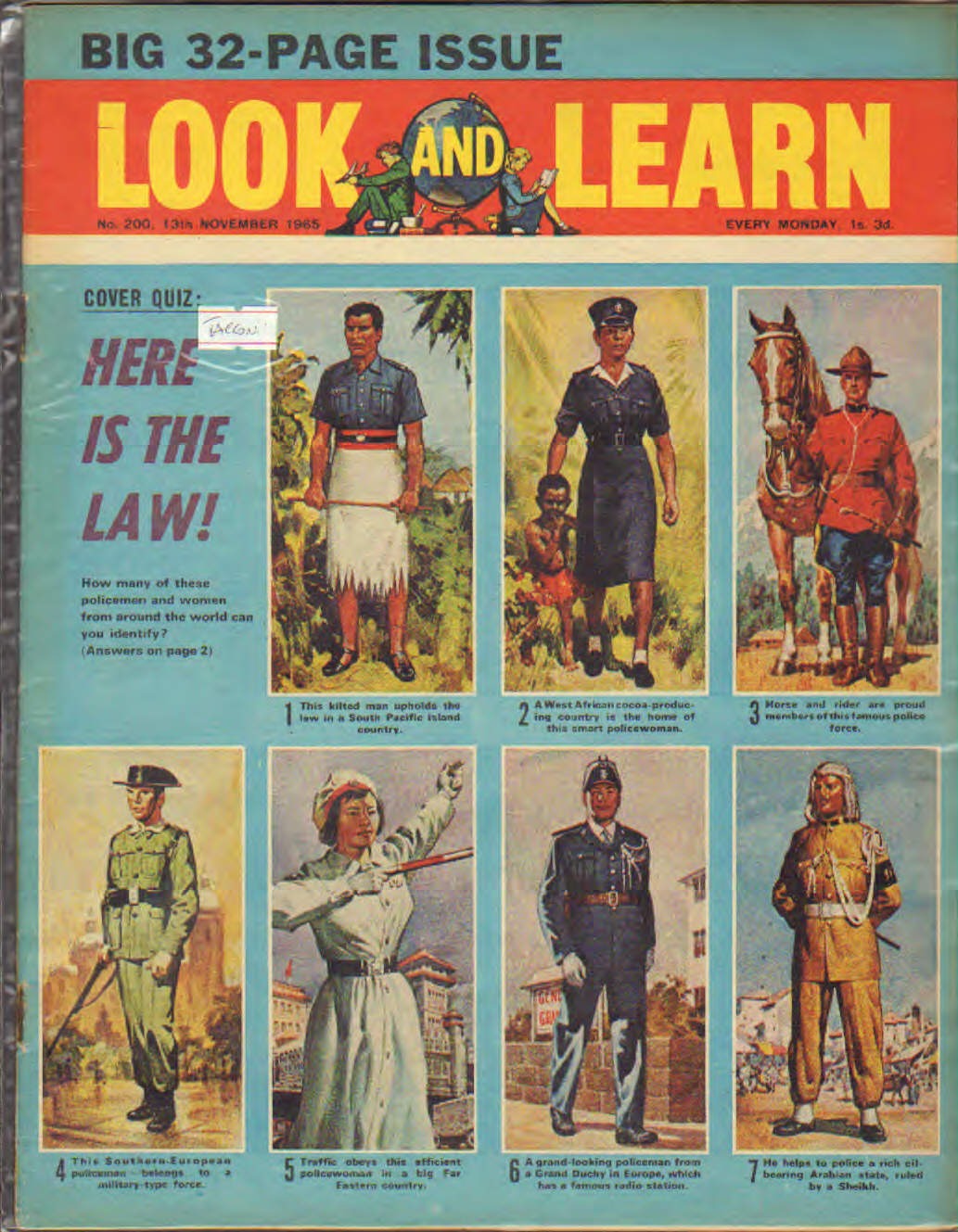 Look and Learn n.200 contiene illustrazioni di Tacconi