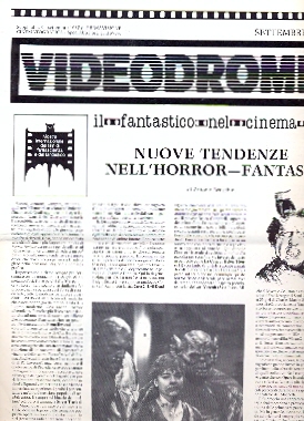 Videodrome - Settembre 1987 - Dylan Dog